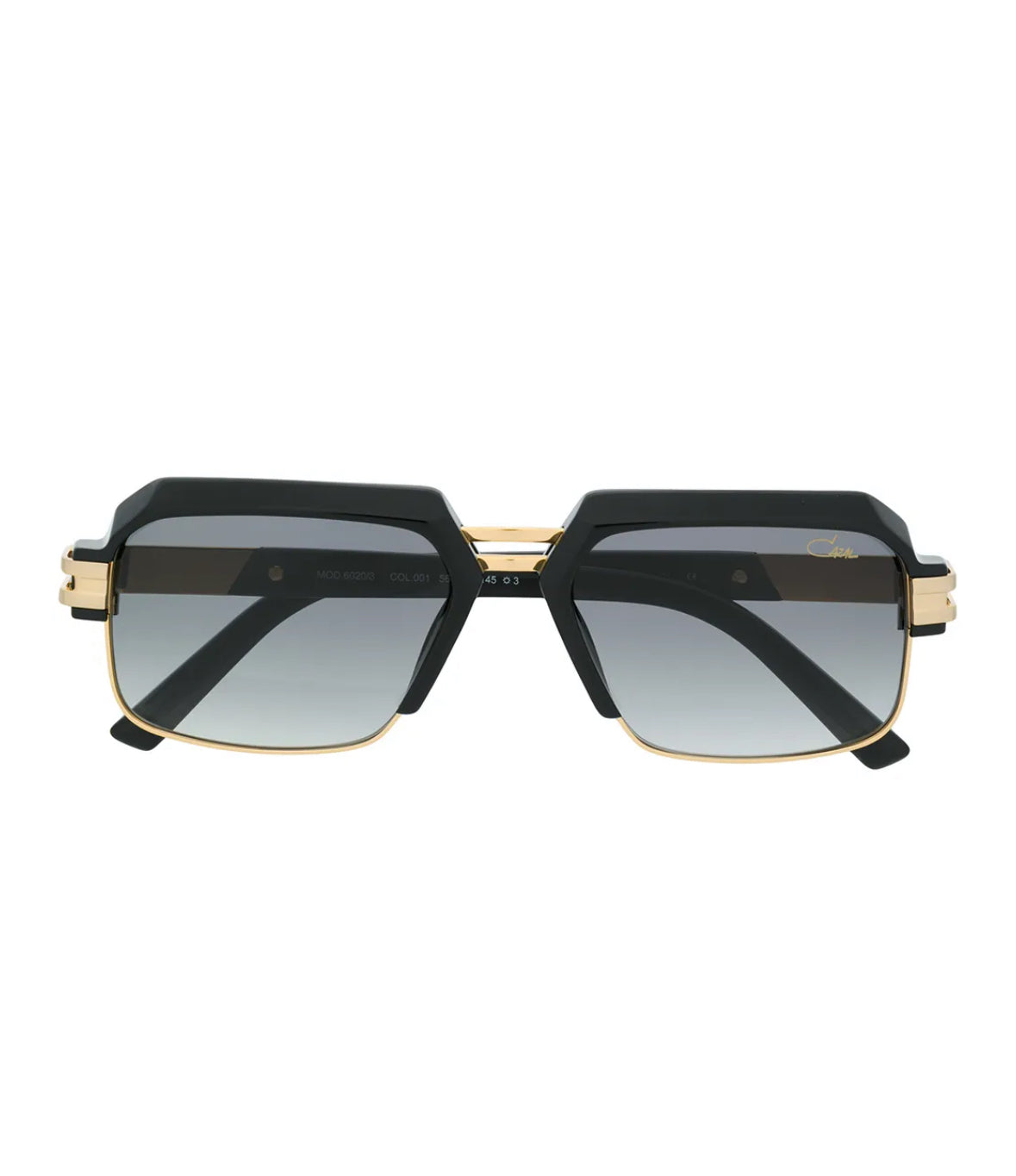 Black-grey gradient lenses, gold frame