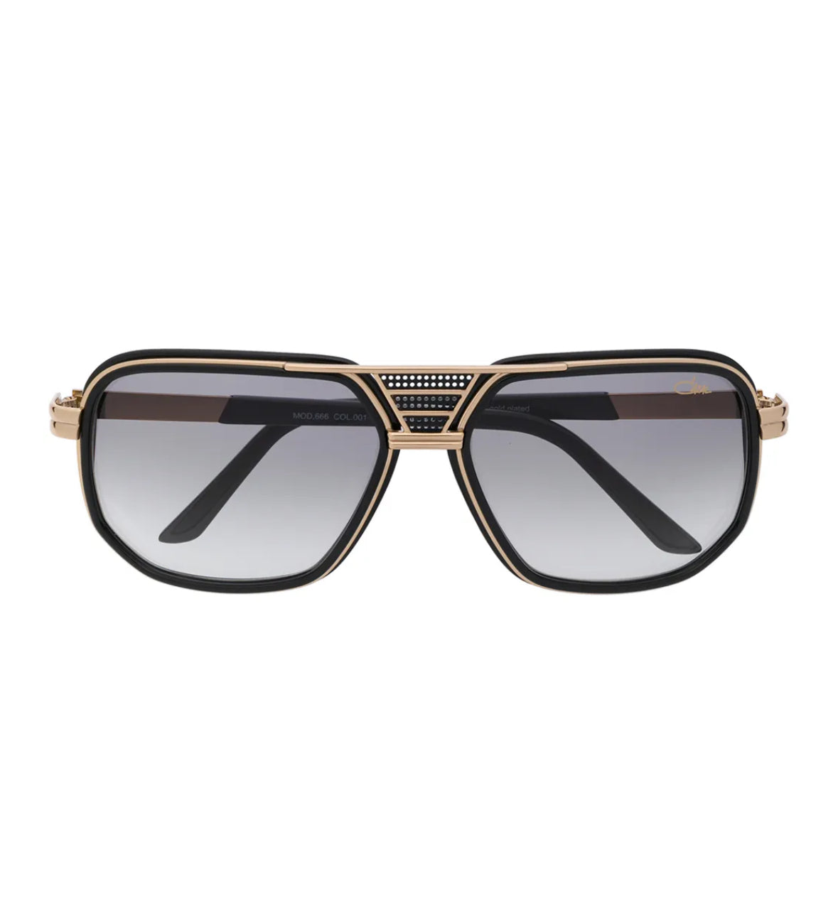 Square black gradient sunglasses