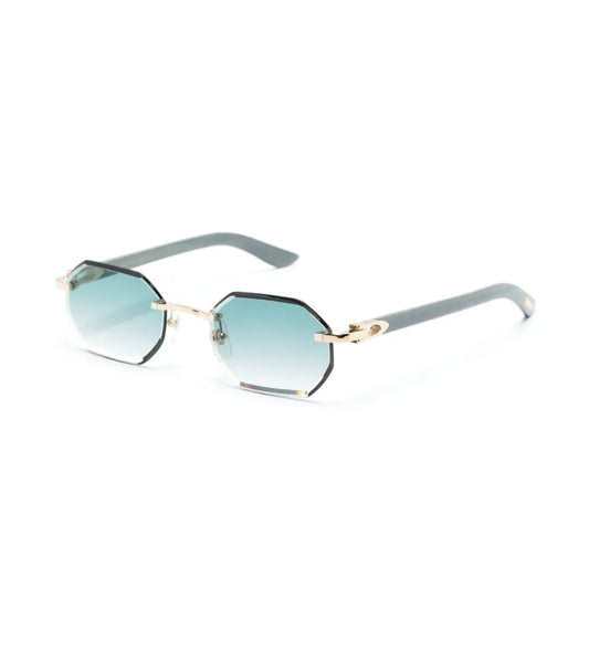 Glasses with Green frames