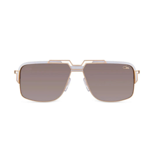Rectangular beige gradient sunglasses