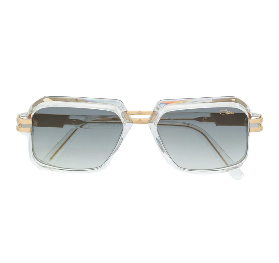 Gold-grey gradient lenses, gold frame